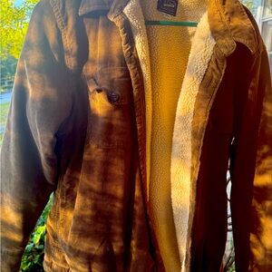 JCrew men’s Sherpa lined shirt jacket